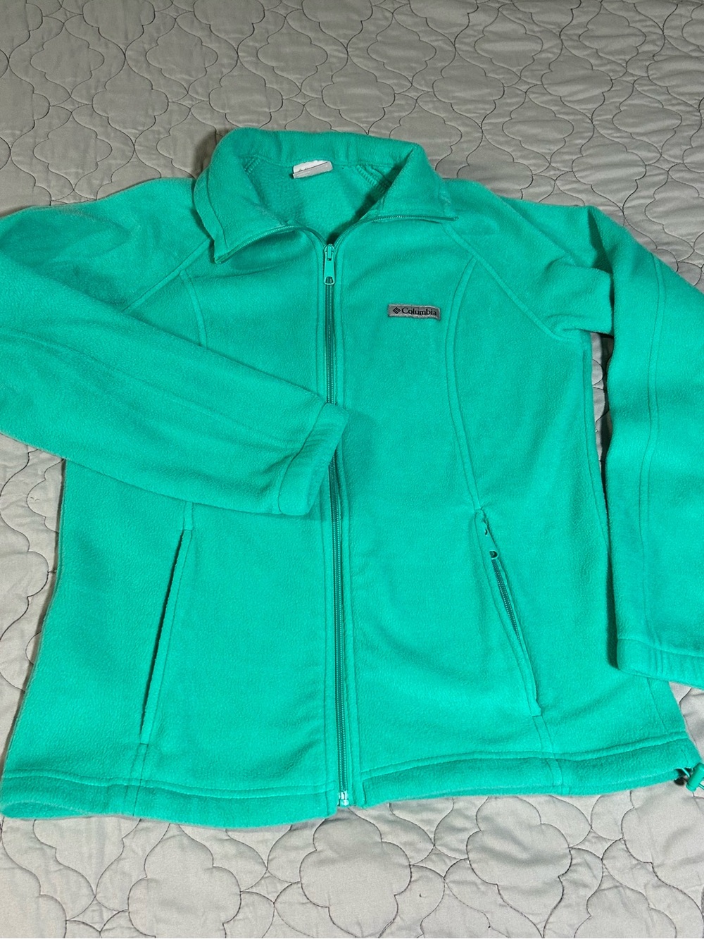 Columbia Women's Green Full-Zip Fleece Jacket